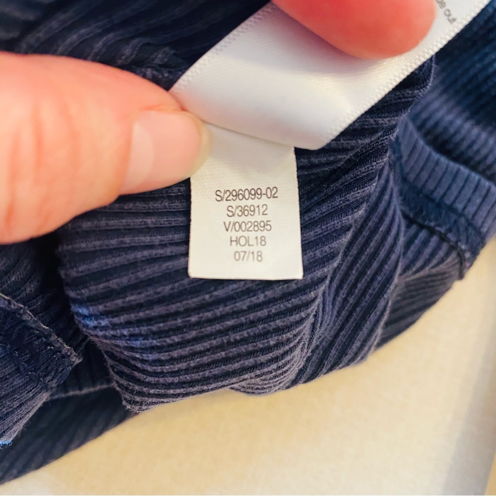 Athleta Sunkissed Navy Ribbed Tank Midi Dress - Picture 7 of 7